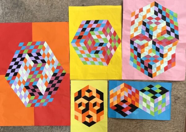Vasarely 120 – diákmunkák